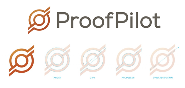 The concept behind our ProofPilot logo